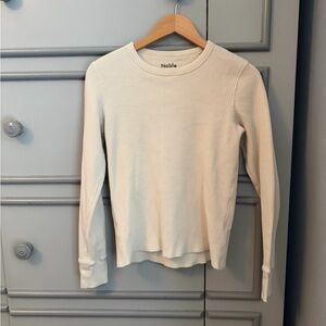 Noble waffle thermal cream women’s Medium